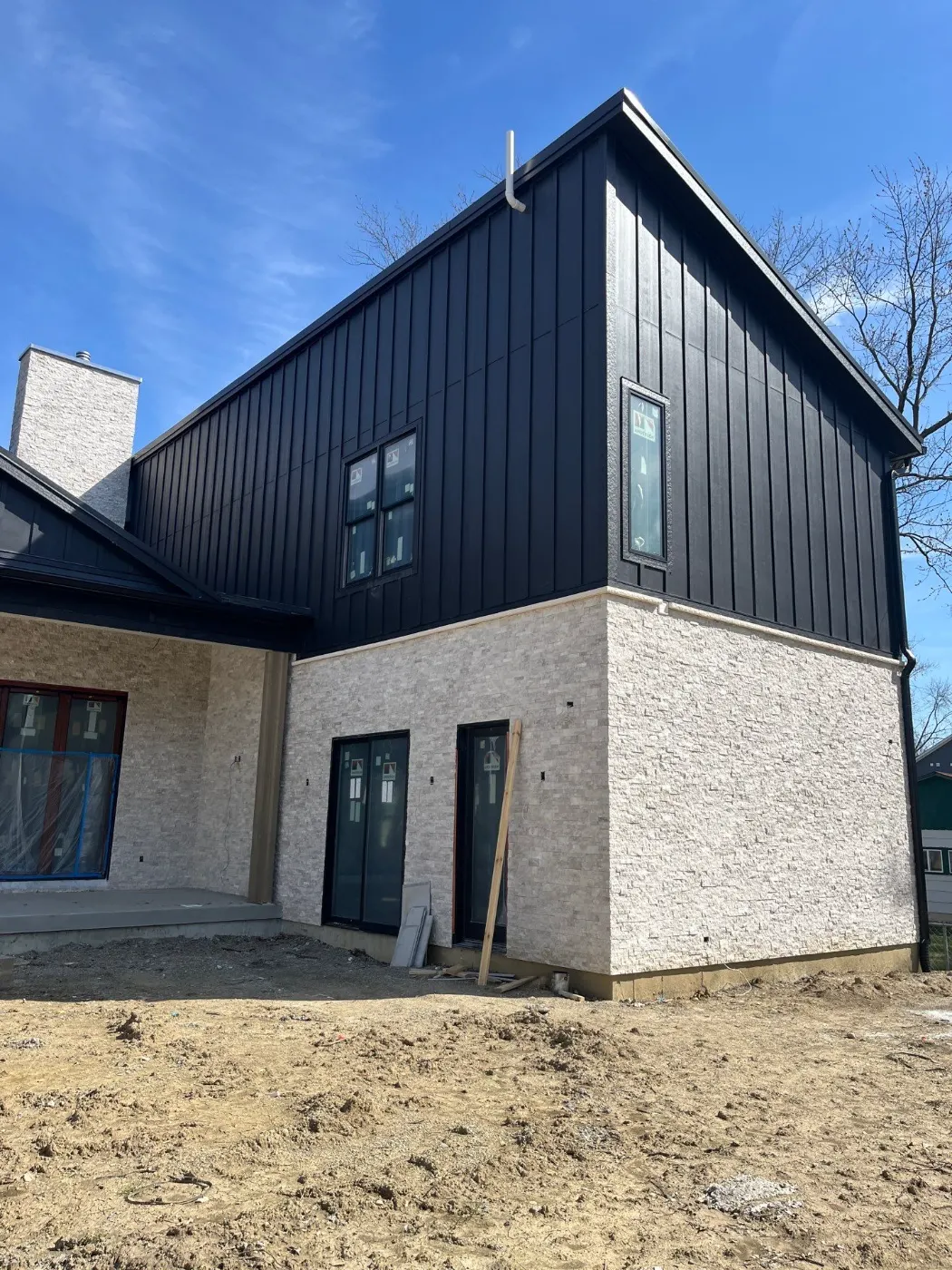 Siding installation documented in Nora