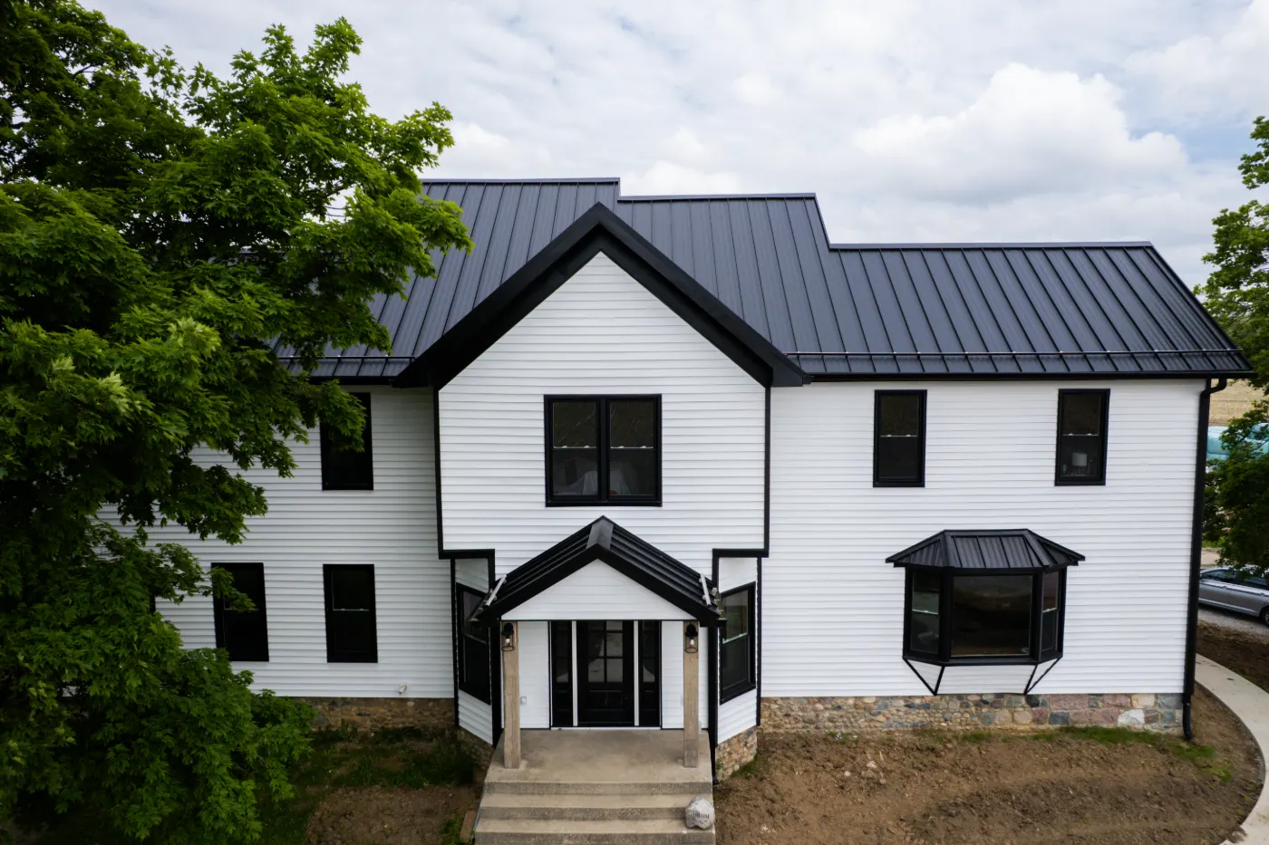 Soffit and fascia work in Nora